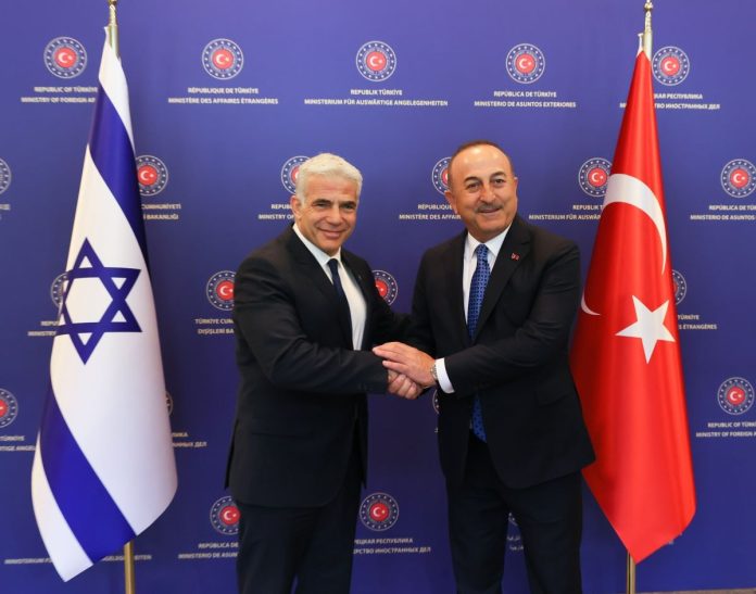 Yair Lapid & Mevlut Cavusoglu