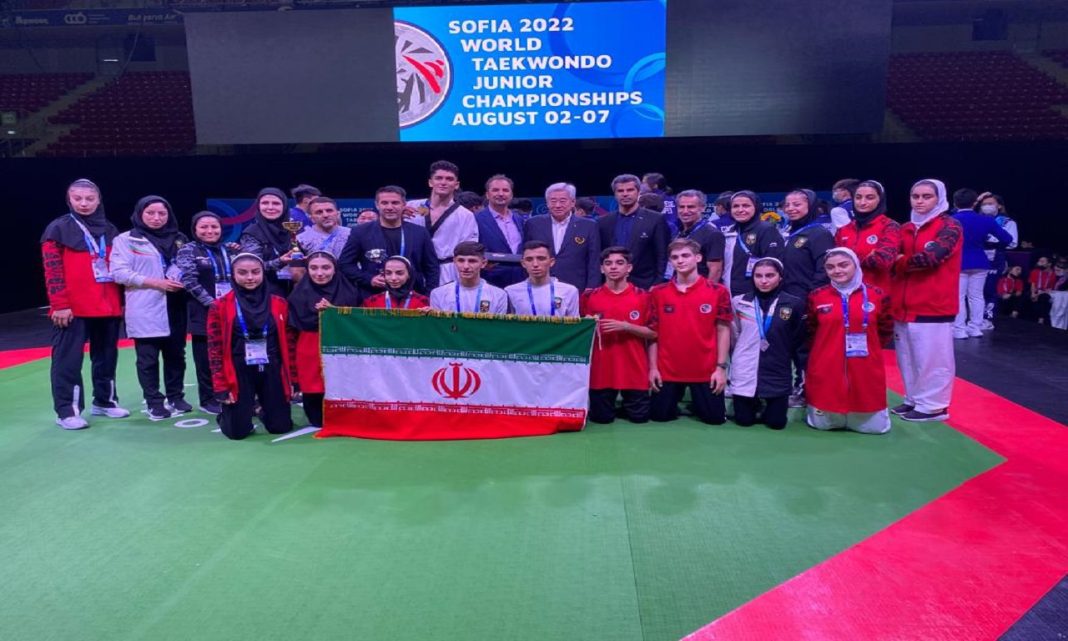 Iran finish runners-up in world taekwondo junior championships