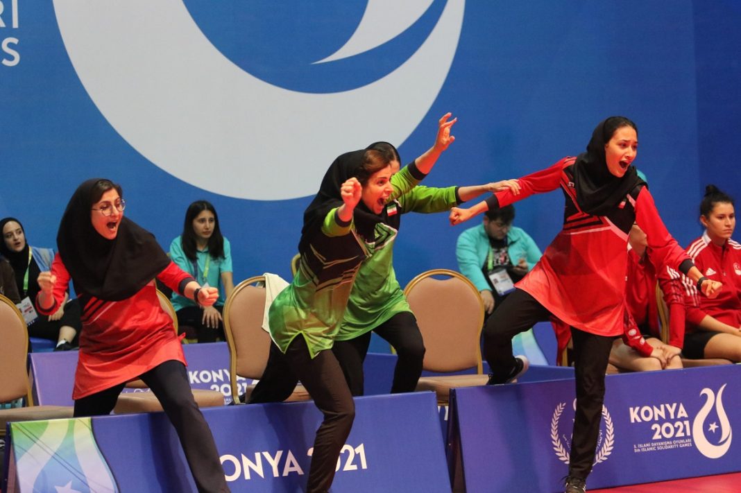 Iranian women table tennis