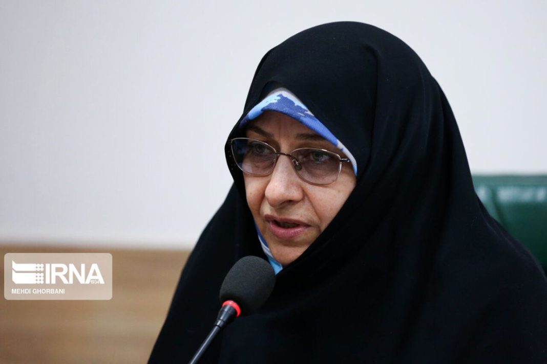 Iran’s Vice President for Women and Family Affairs Ensieh Khazali