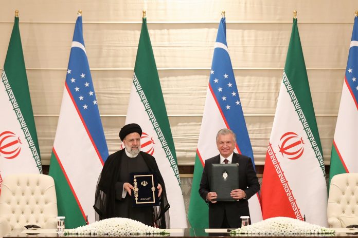 Raisi and Mirziyoyev