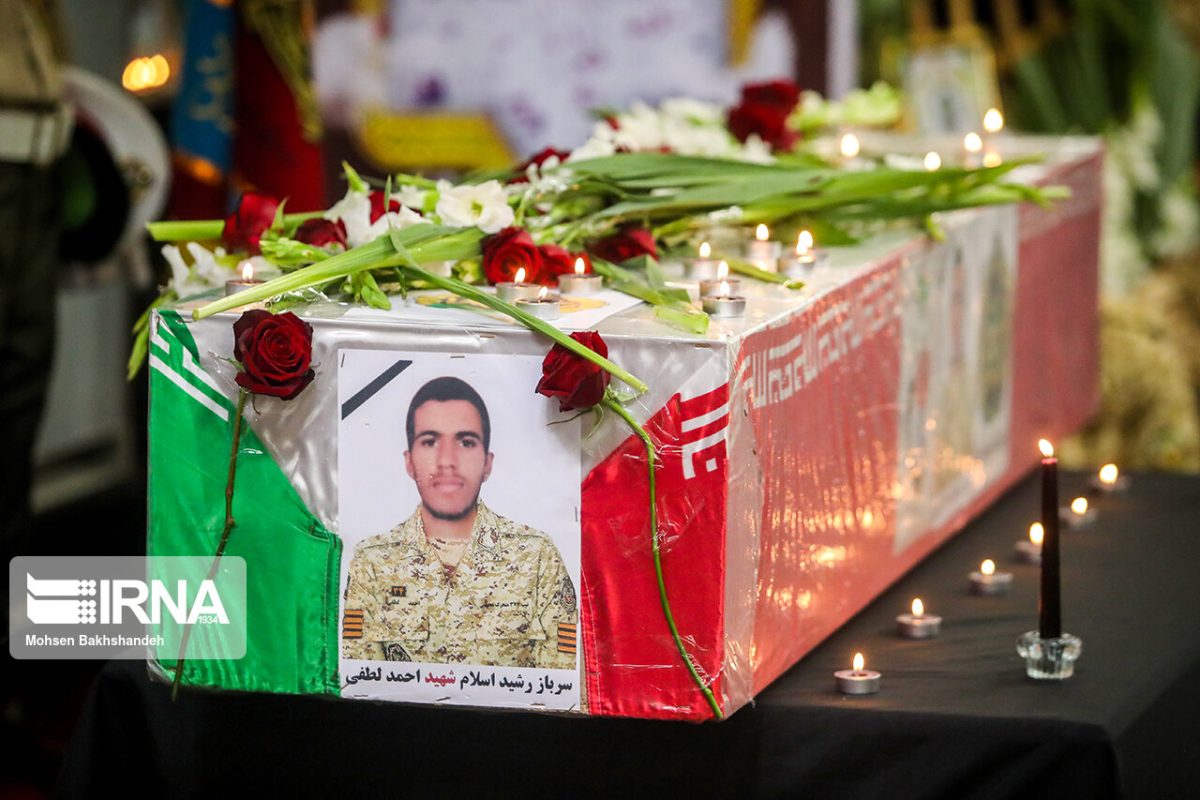 Funeral held for Iranian soldier killed along Afghanistan border