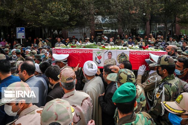 Funeral held for Iranian soldier killed along Afghanistan border