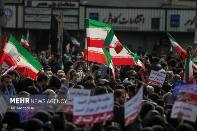 Iranians rally countrywide to condemn deadly terror attack in Shiraz, unrest and deadly riots