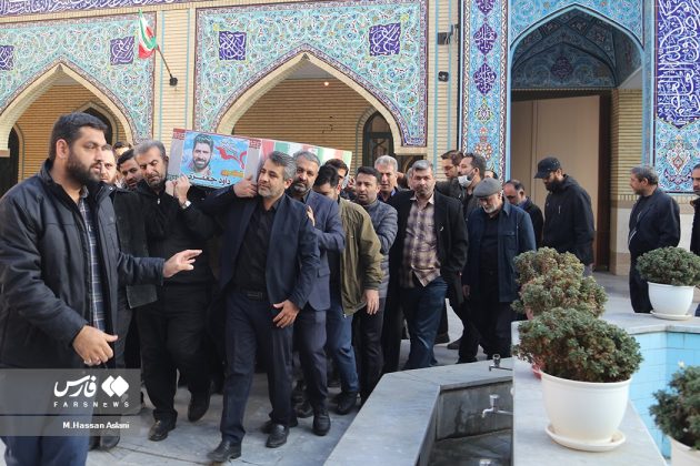 Iranians hold funeral for IRGC member assassinated in Syria