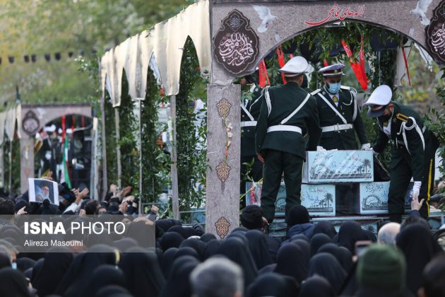 Funeral for unidentified martyrs