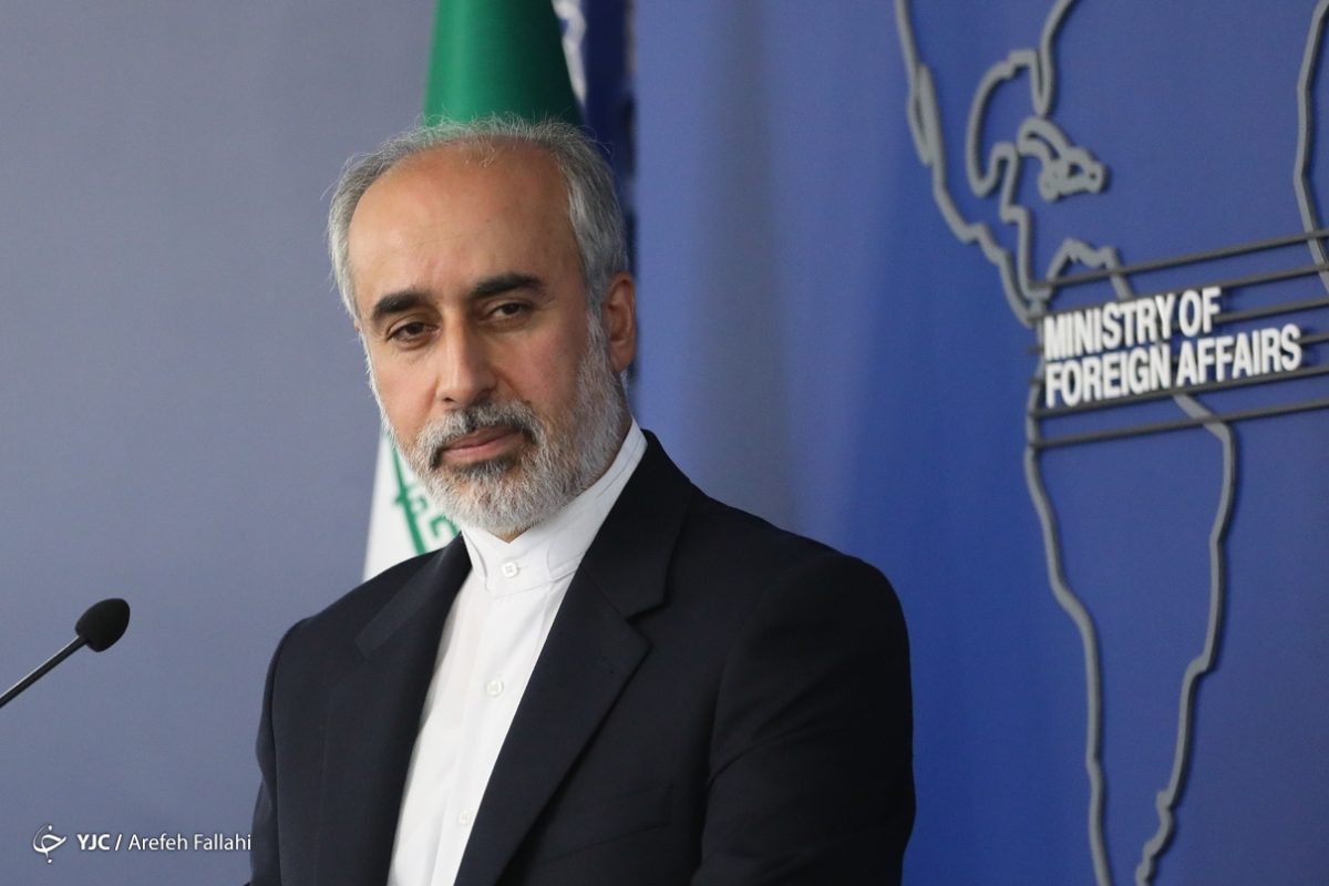 Foreign Ministry: Iran serious about continuation of nuclear talks, obtaining results 1 Nasser Kanaani