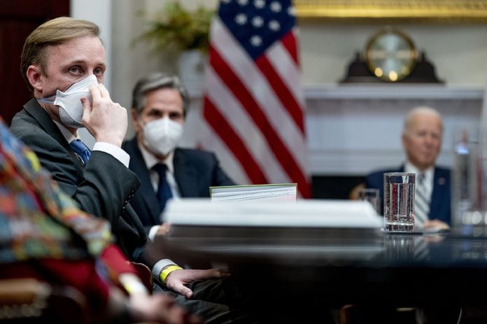 Joe Biden Jake Sullivan Antony Blinken