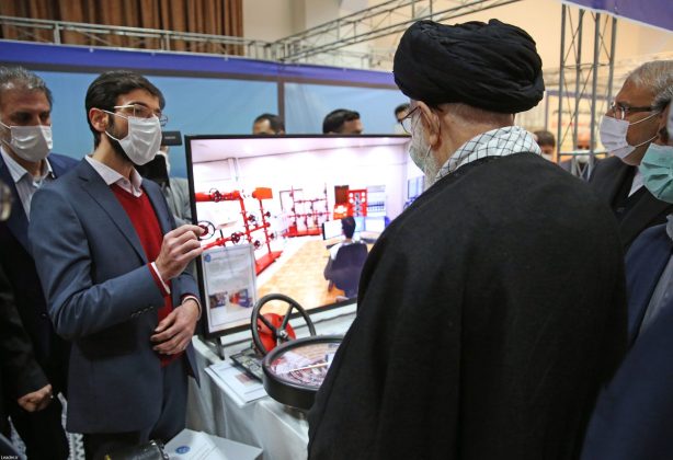 Iran Leader visits exhibition of Iranian-made products