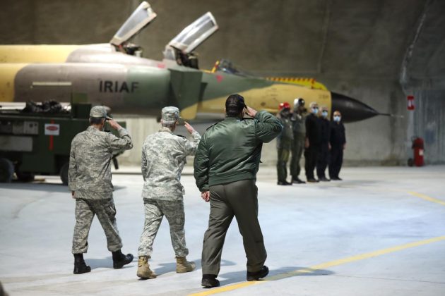 Iran unveils first underground airbase