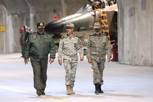 Iran unveils first underground airbase