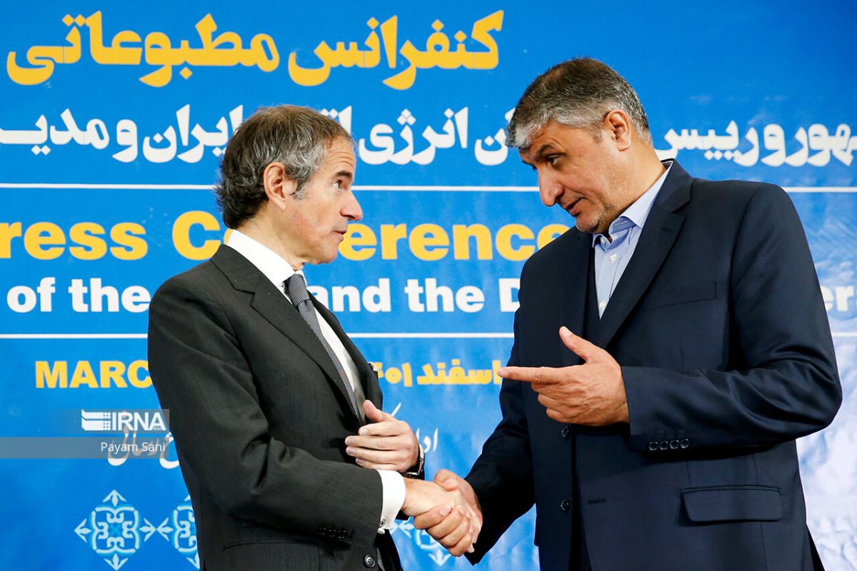 AEOI’s spokesman: Grossi’s visit was good and a step toward resolving disputes 1 Eslami Grossi