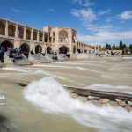 Nowruz tourists along Zayandeh Rud, Iran’s Isfahan