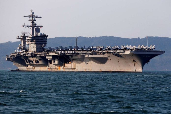 US aircraft carrier