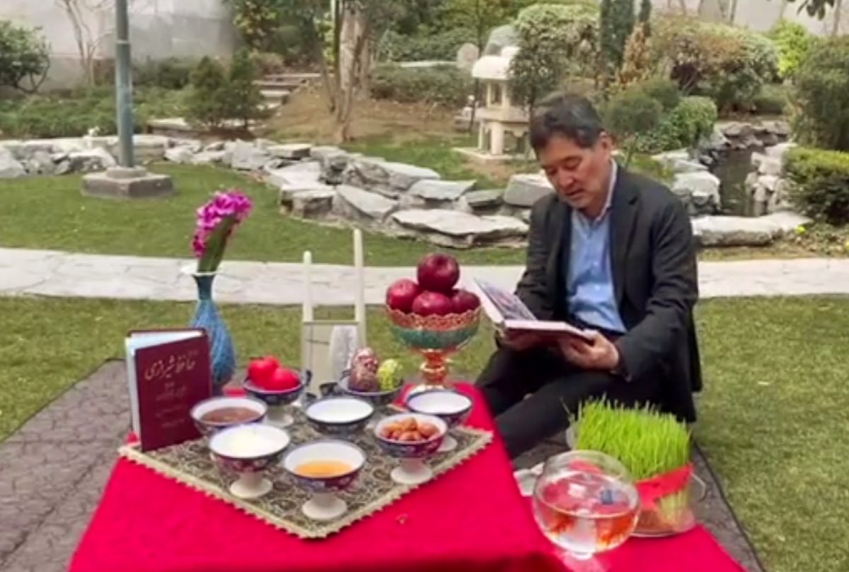 Japan’s ambassador recites Hafez poem ahead of Nouwruz 1 Japan’s ambassador recites Hafez poem ahead of Nouwruz