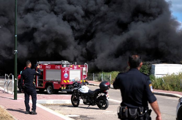 Rocket barrages fired from Lebanon towards Israel
