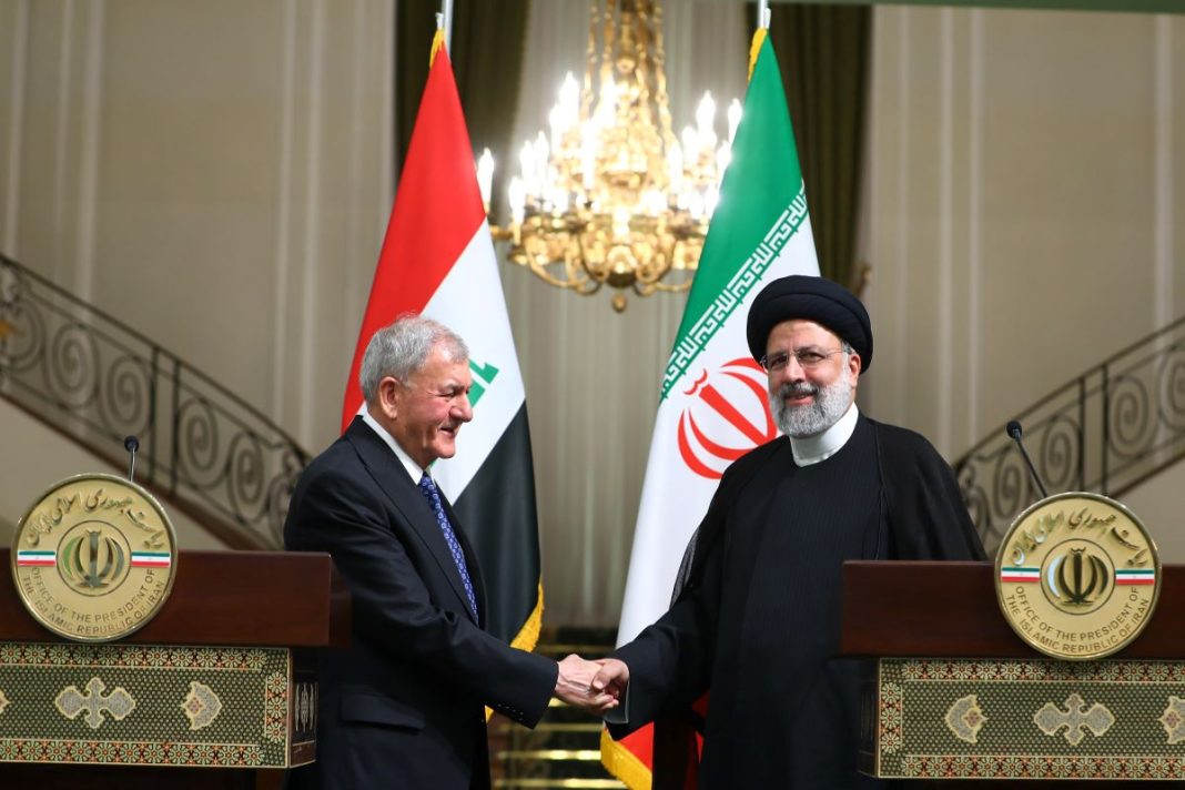Iran and Iraq Presidents Raisi and Rashid