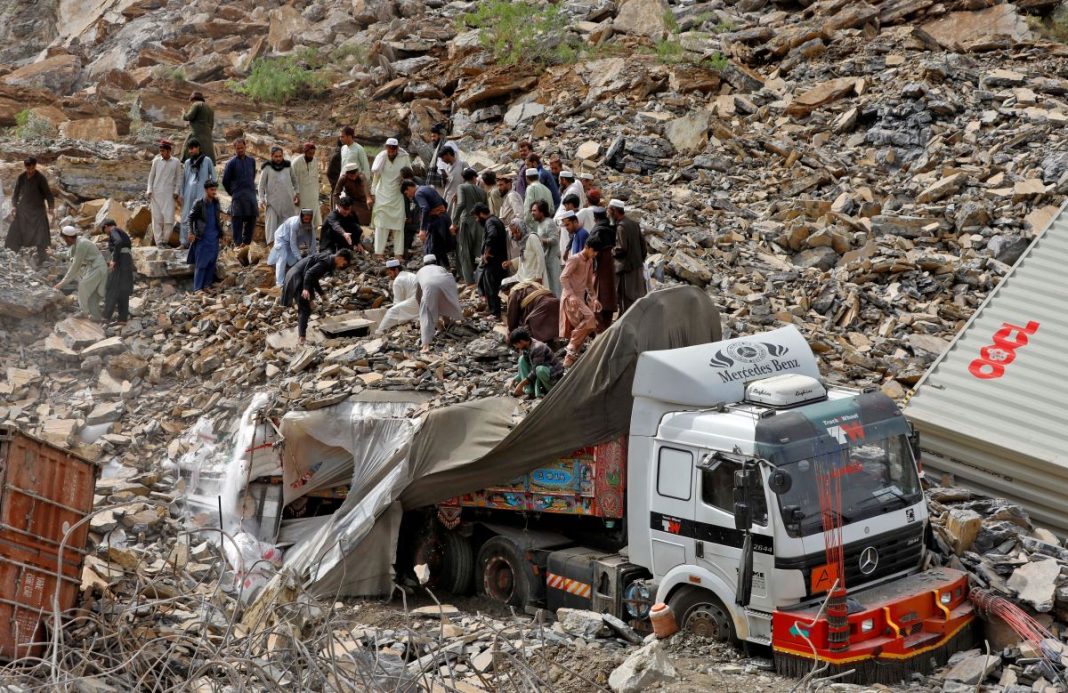 Landslide in Pakistan