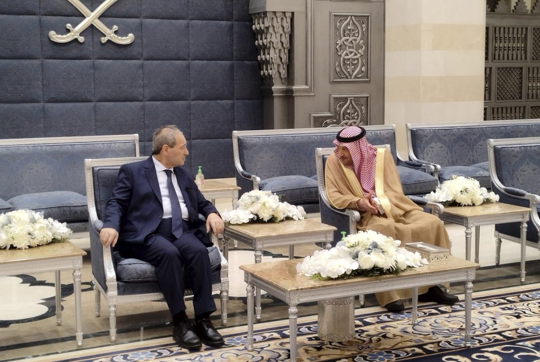Syrian Foreign Minister Faisal Mekdad in Saudi Arabia