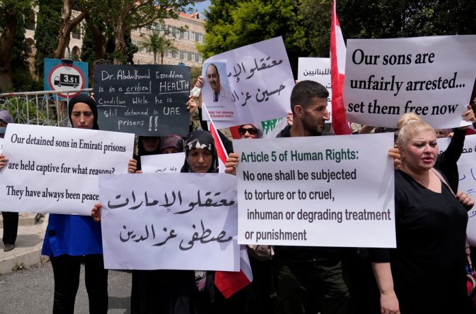 Lebanese prisoners in UAE