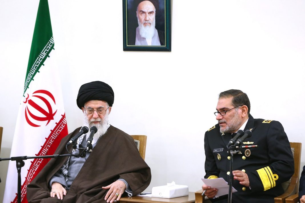 Ayatollah Khamenei and Shamkhani
