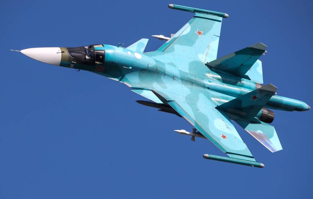 Su-34 fighter jet