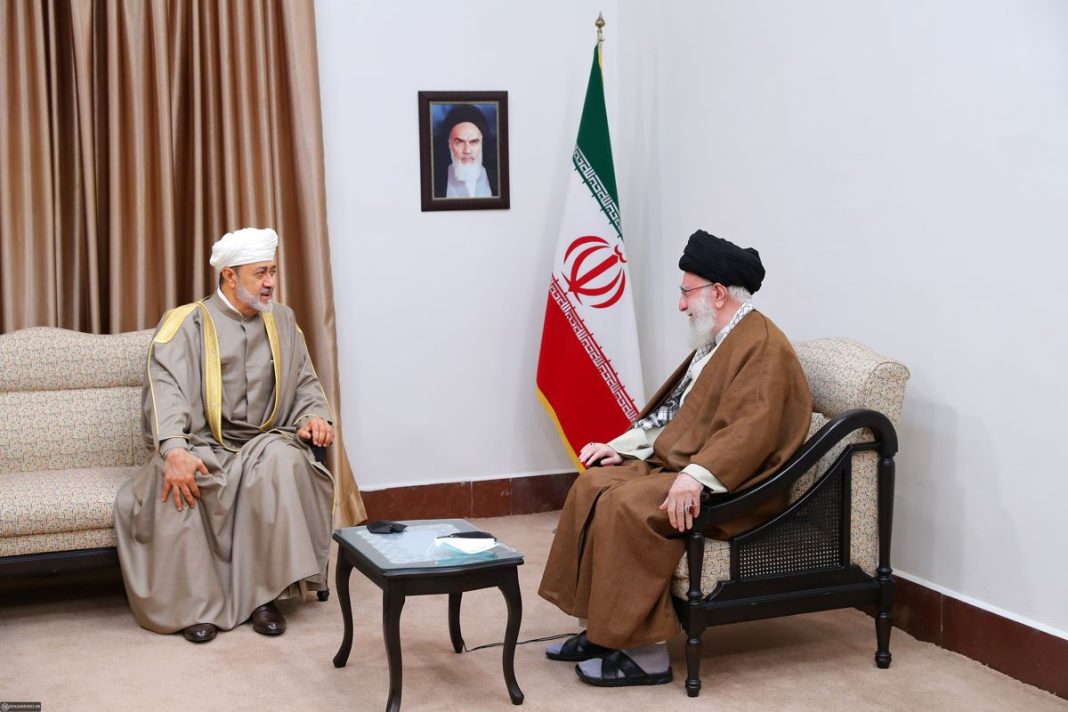 Ayatollah Khamenei and Sultan of Oman Haitham bin Tariq Al Said