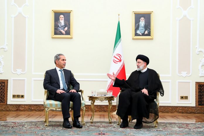 Ebrahim Raisi and head of the Iraqi high judicial council