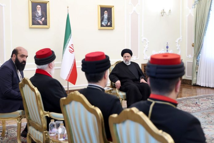 Ebrahim Raisi and Mar Awa III