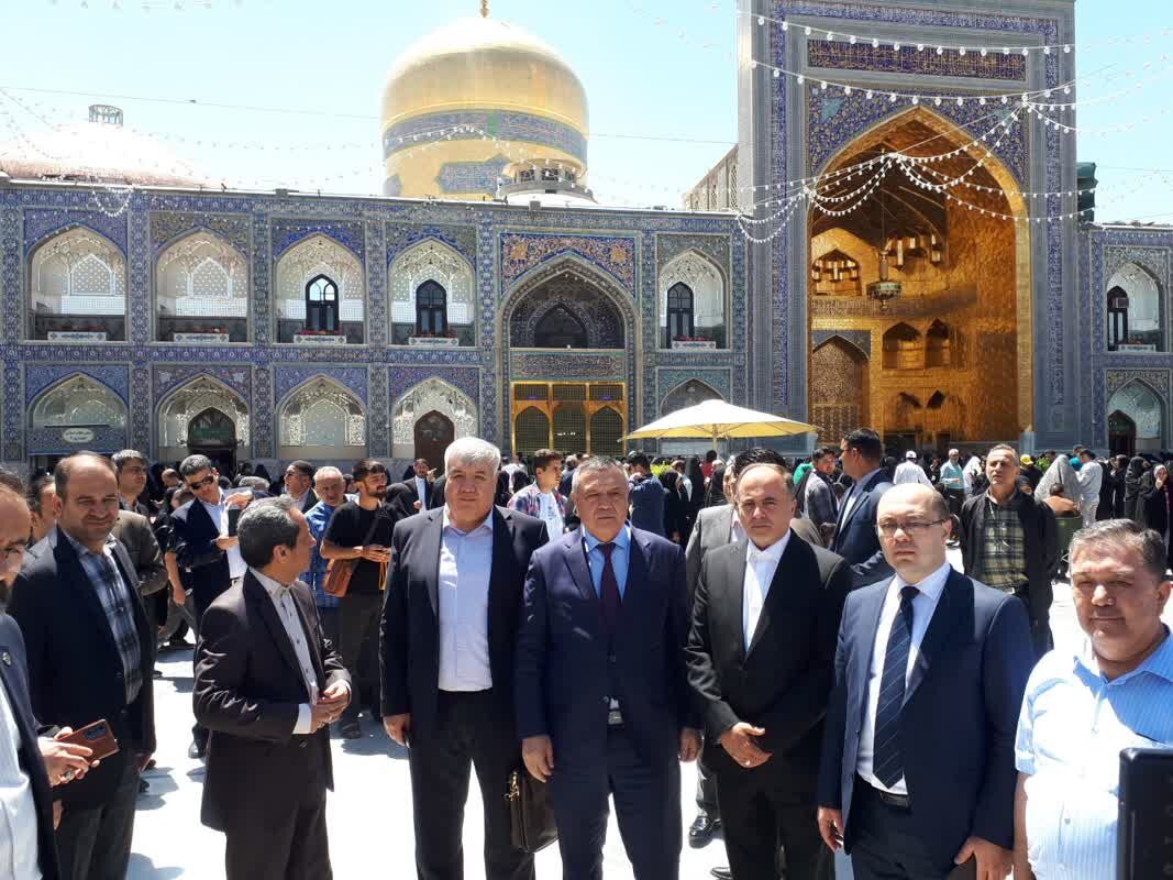 Uzbekistan’s parliament speaker makes a pilgrimage to Imam Reza’s shrine in Mashhad