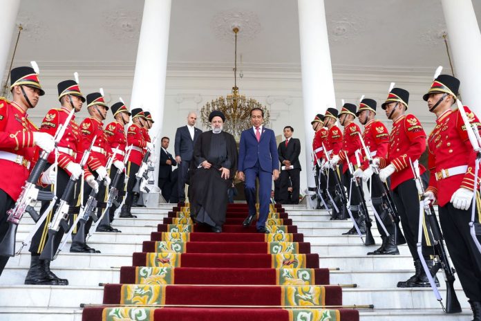 Ebrahim Raisi and Joko Widodo