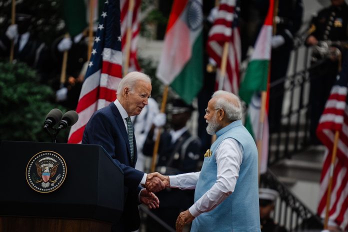 Joe Biden and Narendra Modi