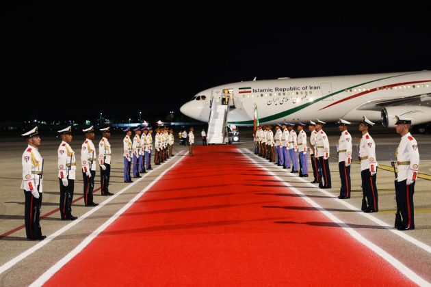 Iran’s President arrives at Havana airport
