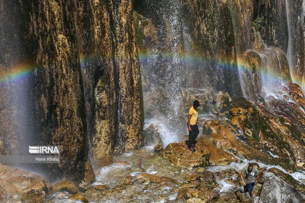 Iran tourism: Visit Margoon Waterfall in Fars Province