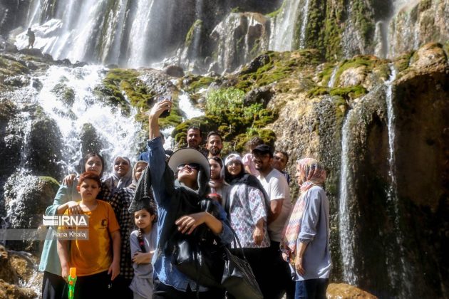 Iran tourism: Visit Margoon Waterfall in Fars Province