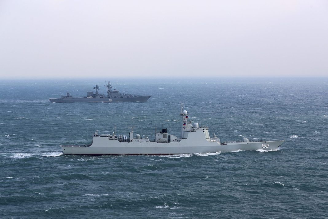 Chinese navy destroyer