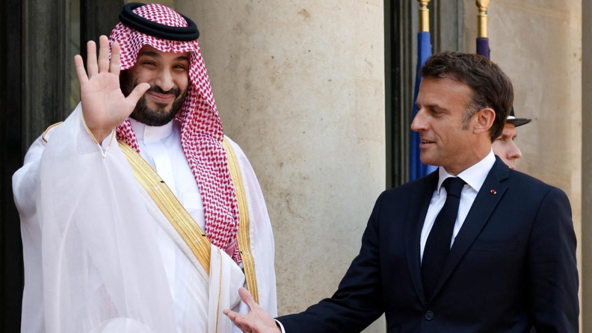 Macron and MbS