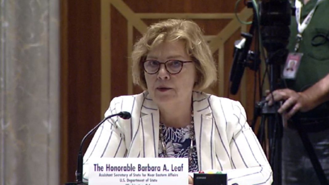 US Assistant Secretary of State for Near Eastern Affairs Barbara Leaf