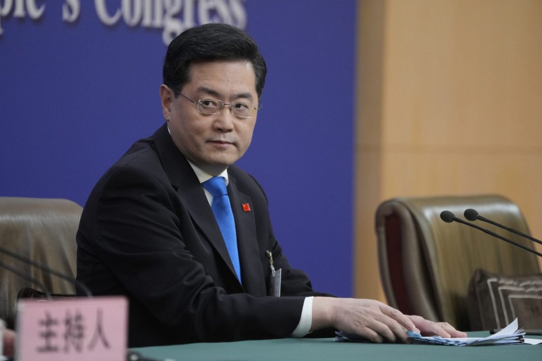 China’s foreign minister Qin Gang