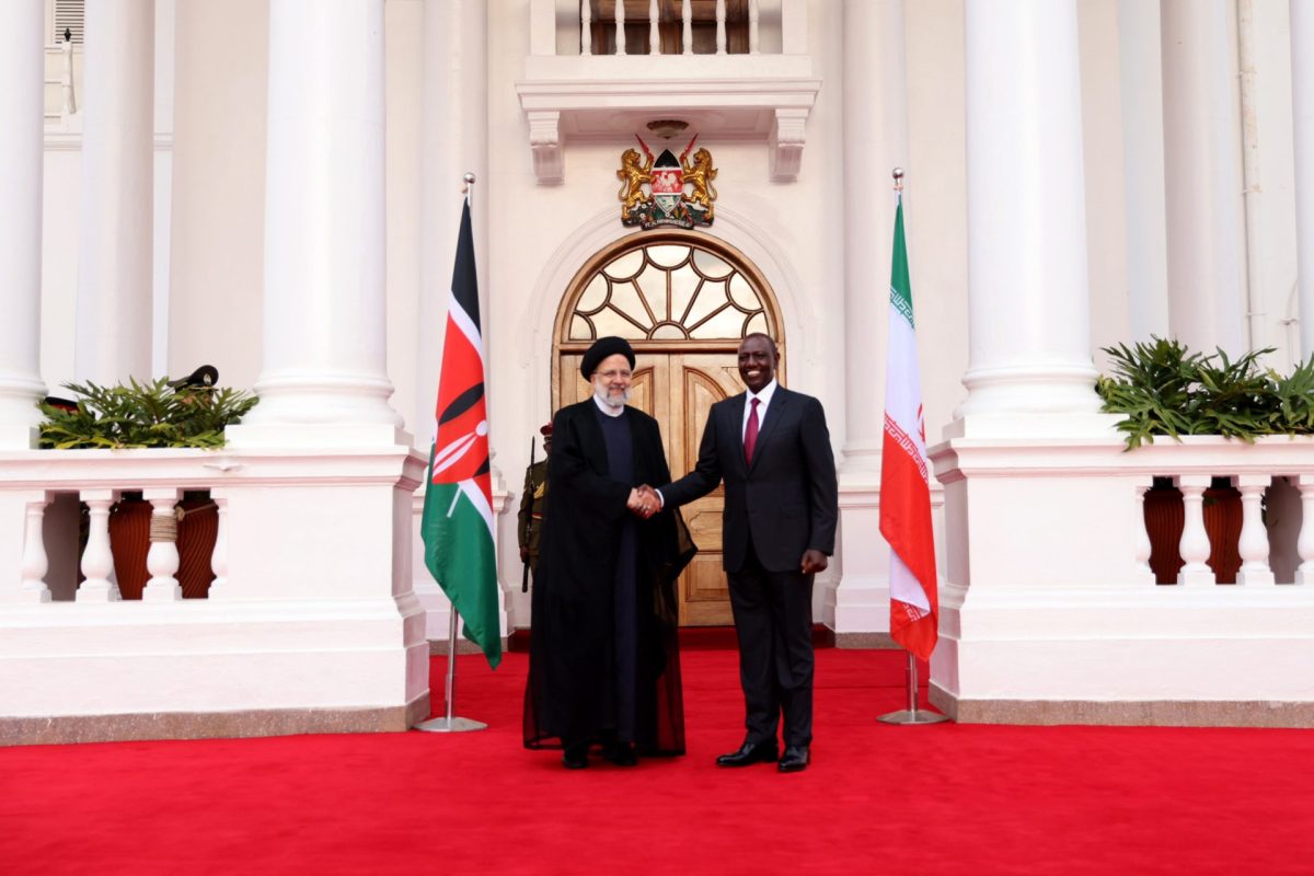 Kenyan president welcomes Iran’s Raisi 1 Ebrahim Raisi and William Ruto
