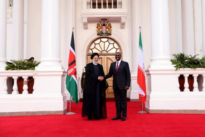 Ebrahim Raisi and William Ruto