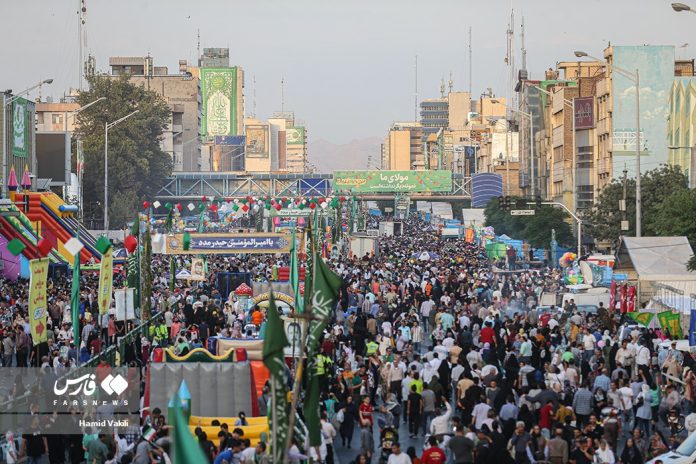10-km-long celebration march on Eid al-Ghadir