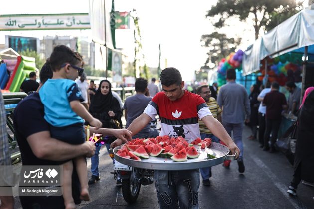 10-km-long celebration march on Eid al-Ghadir