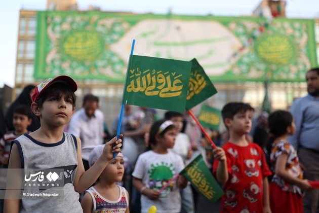 10-km-long celebration march on Eid al-Ghadir
