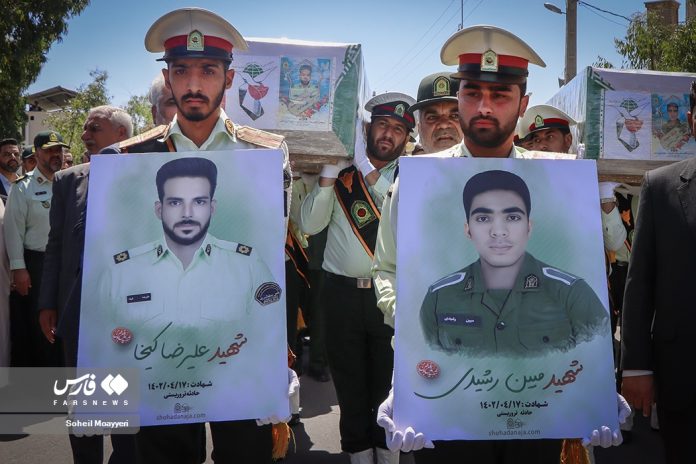 Funeral procession held for security forces killed in Zahedan attack