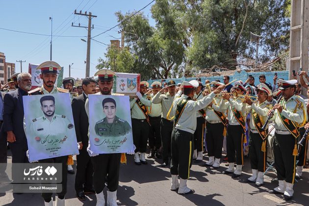 Funeral procession held for security forces killed in Zahedan attack