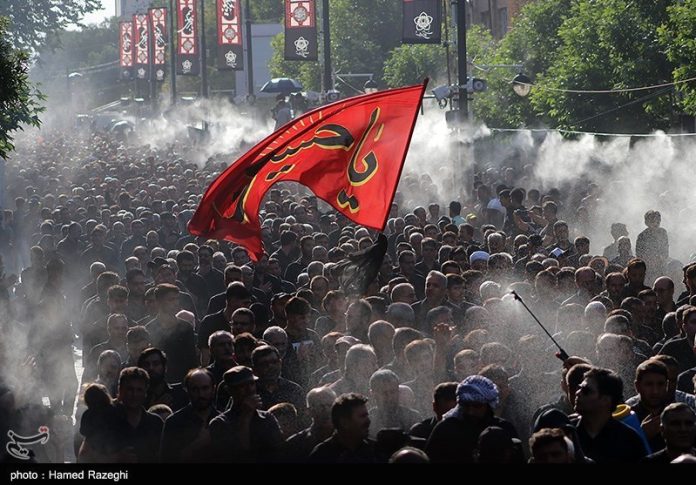 Mourning ceremony for Imam Hossein