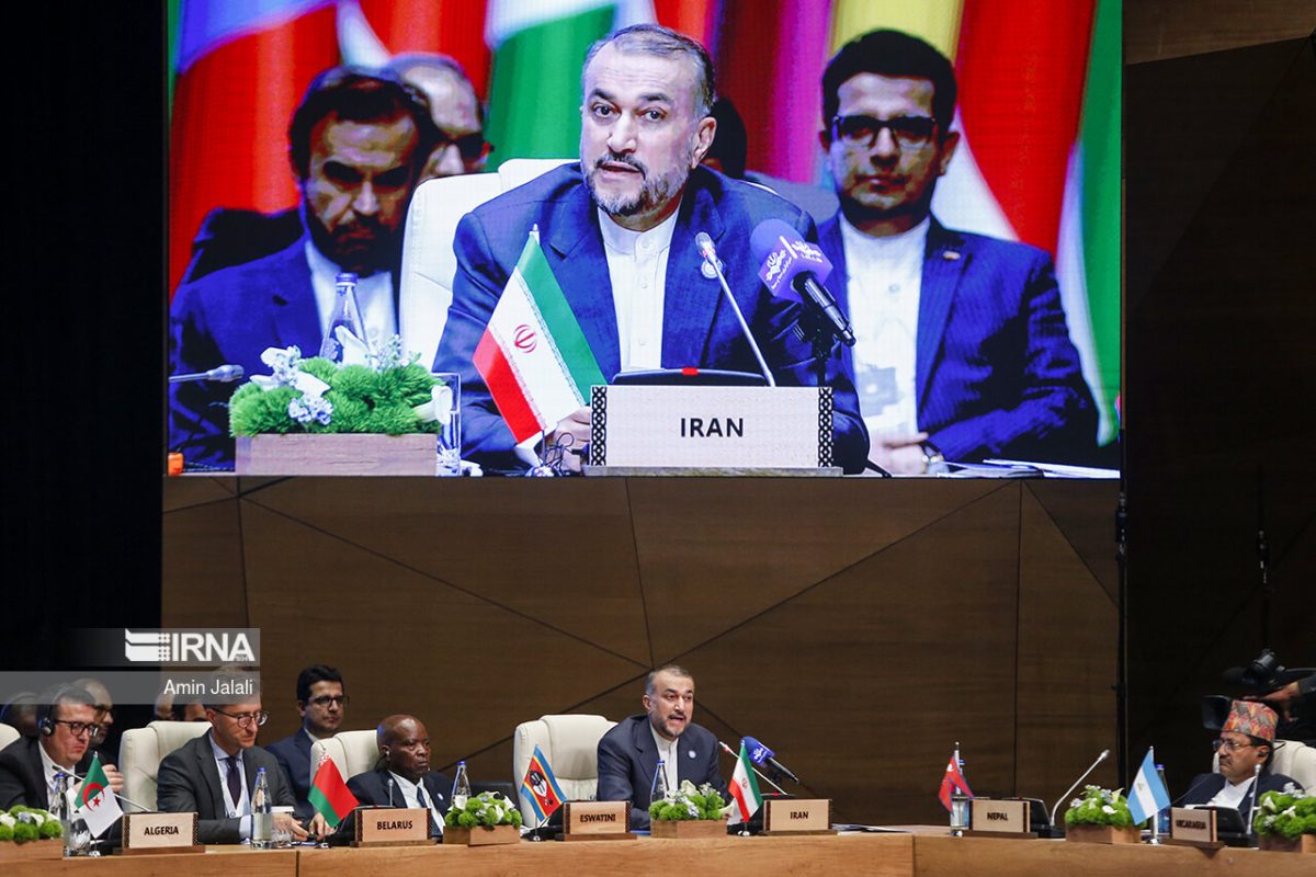 Iran FM says NAM has potential to affect global power equations