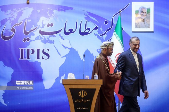 Hossein Amirabdollahian and Sayyid Badr Albusaidi