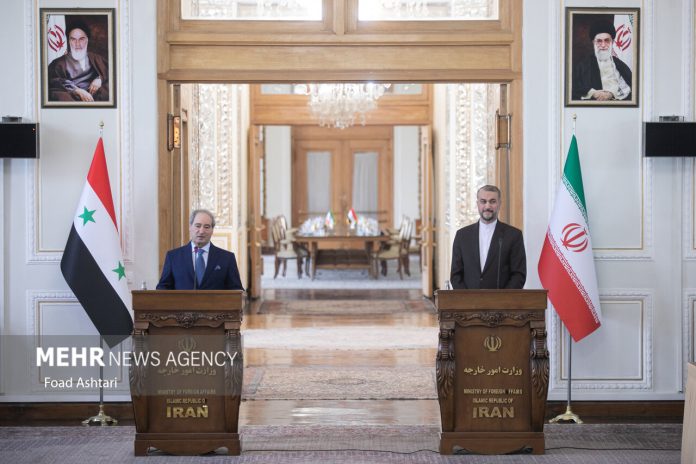 Hossein Amirabdollahian and Faisal Mekdad